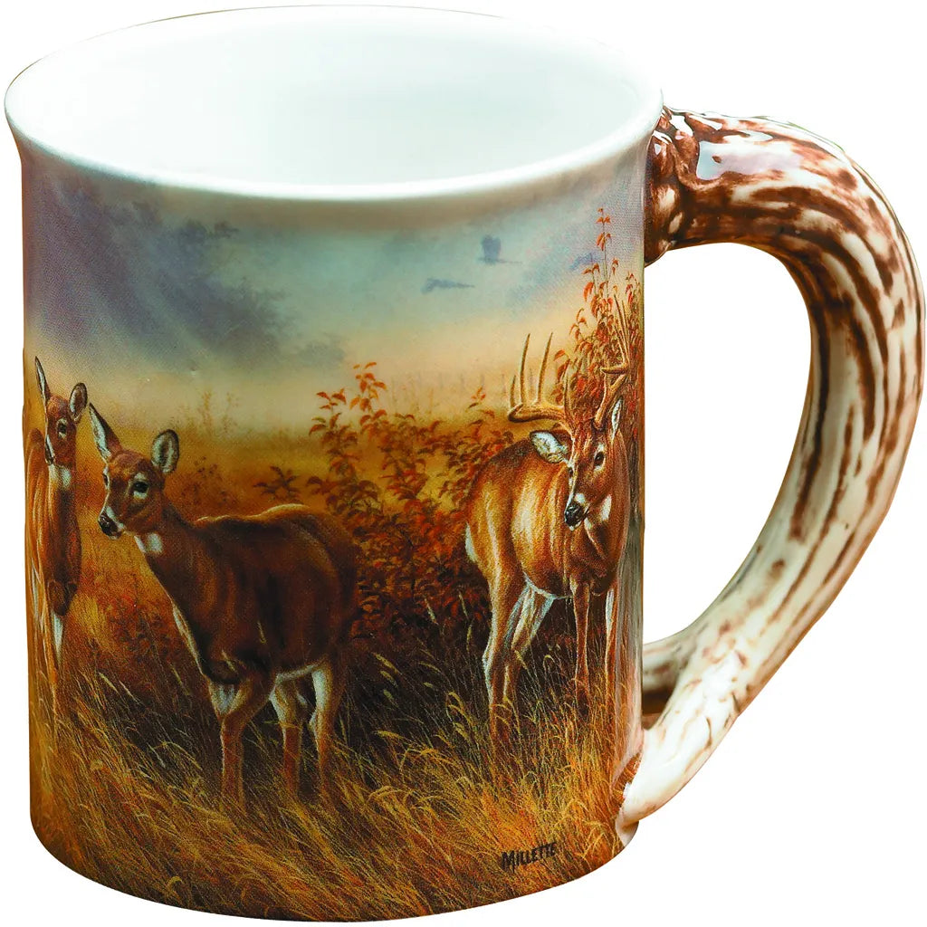 Wild Wings Sculpted Mug - Meadow Mist Whitetail