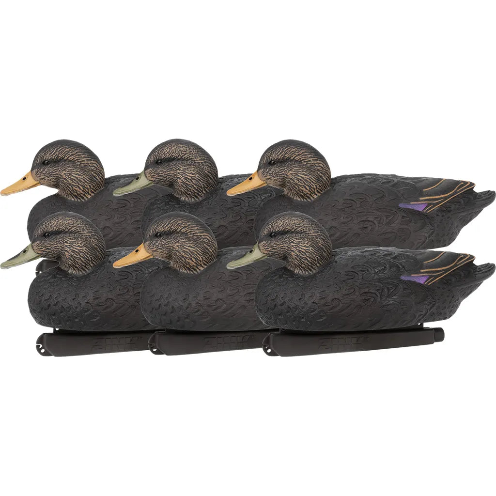 Zink Floater Duck Decoys (Black Ducks 6 pk.)