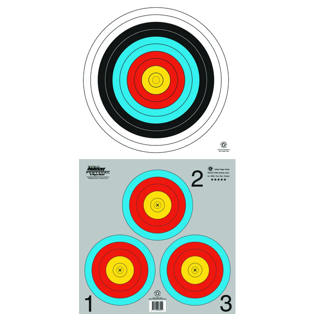 Maple Leaf Target Face - Dual Vegas (100pk)