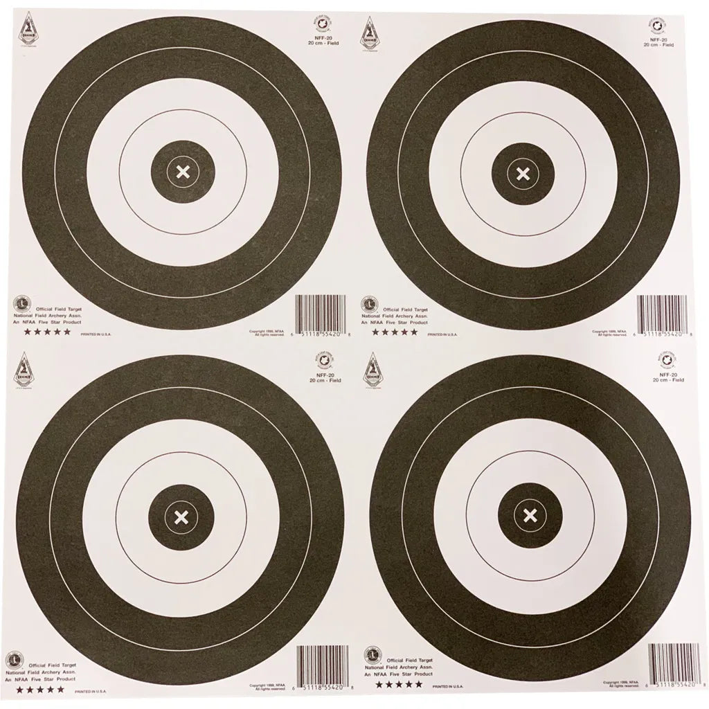 Maple Leaf Target Face - NFAA Field (20cm)