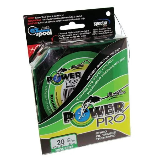 PowerPro Braided Spectra Fiber - Moss Green