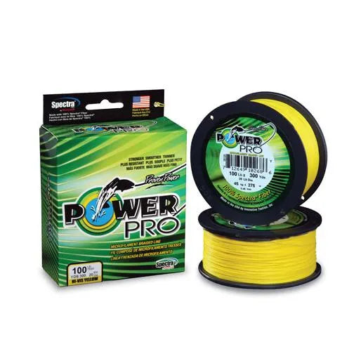 PowerPro Braided Spectra Fiber - Yellow