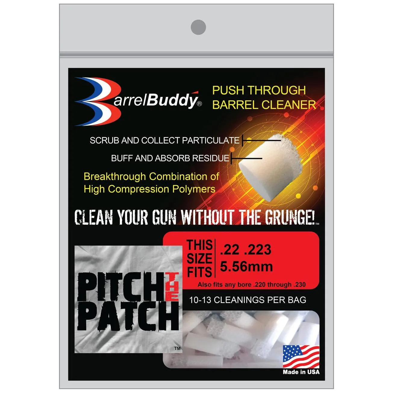 BARRELBUDDY RED - Fits .22, .223, 5.56mm