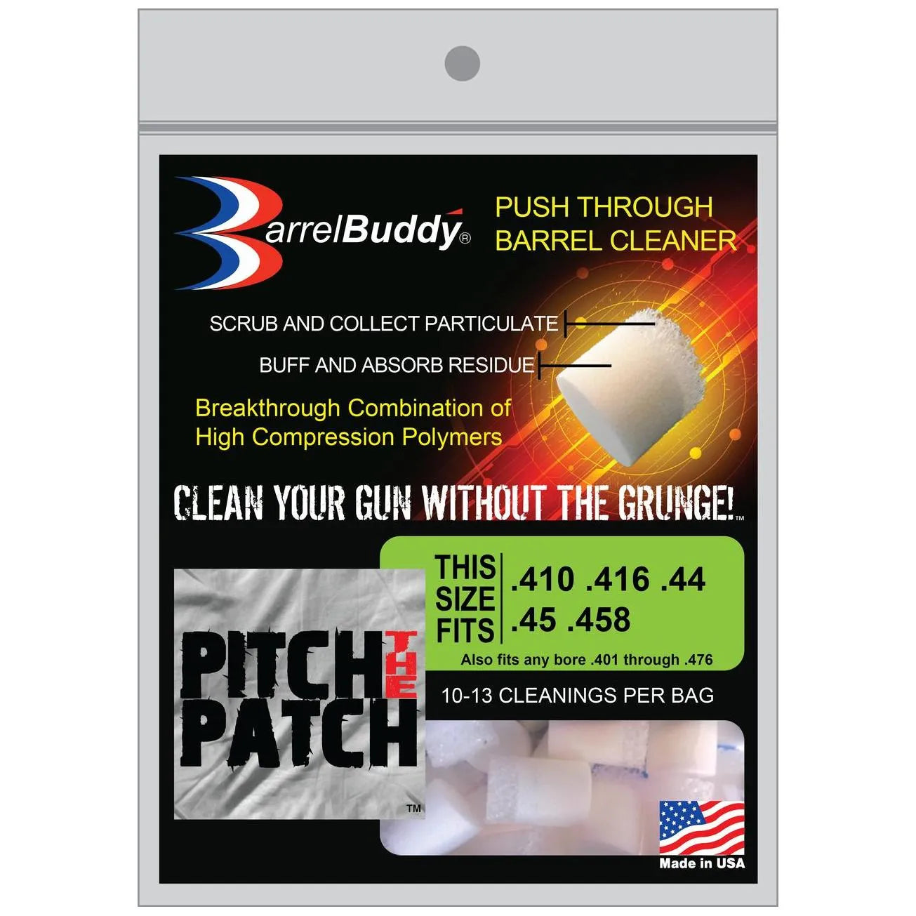 BARRELBUDDY GREEN - Fits 410, .416, .44, .45, .458