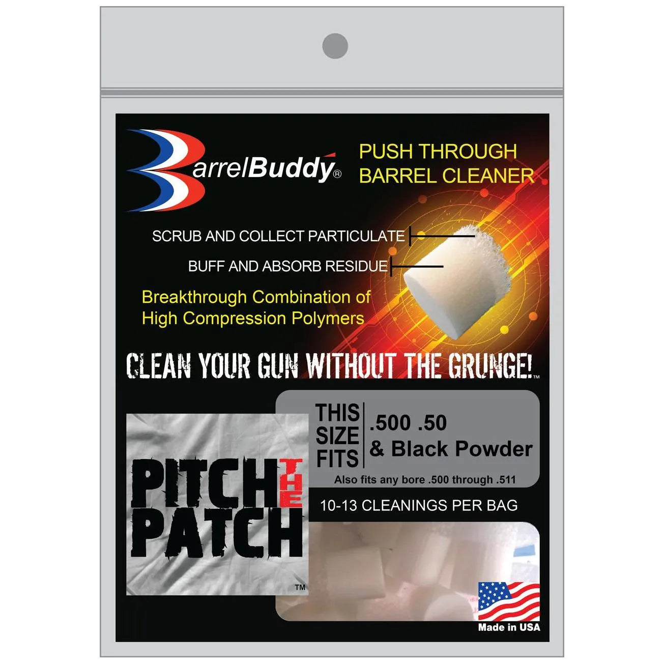 BARRELBUDDY GRAY - Fits .500, .50 & Black Powder