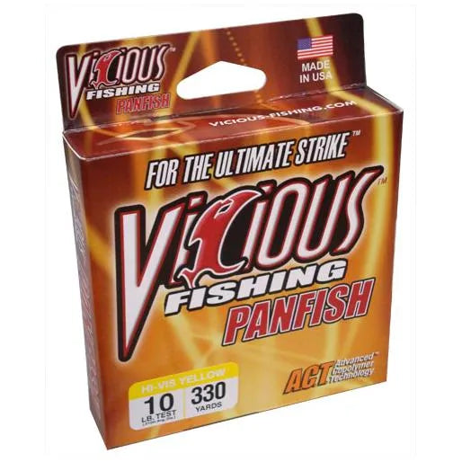 Vicious Panfish Hi-Vis Yellow Mono (330 Yards)