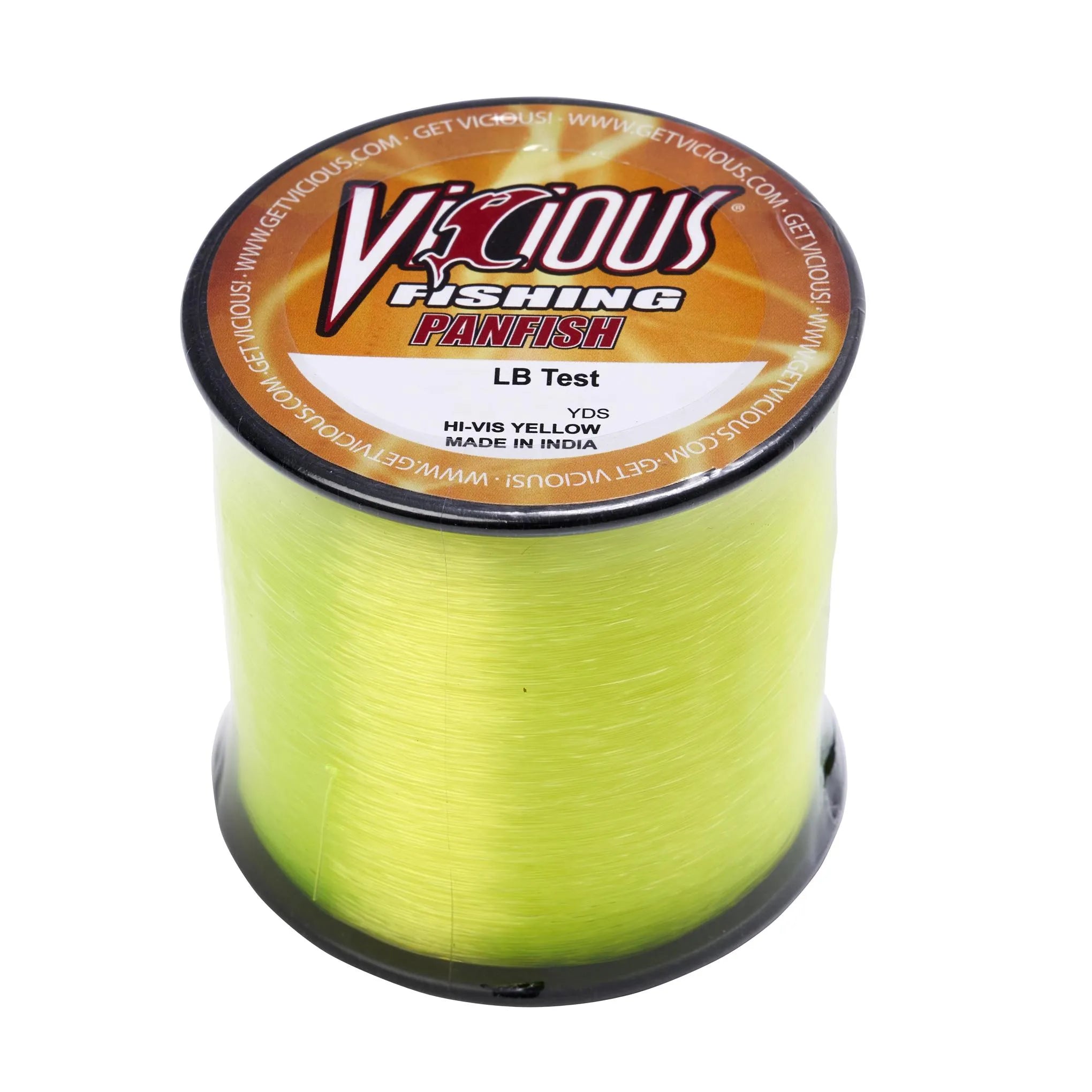 Vicious Panfish Hi-Vis Yellow Monofilament