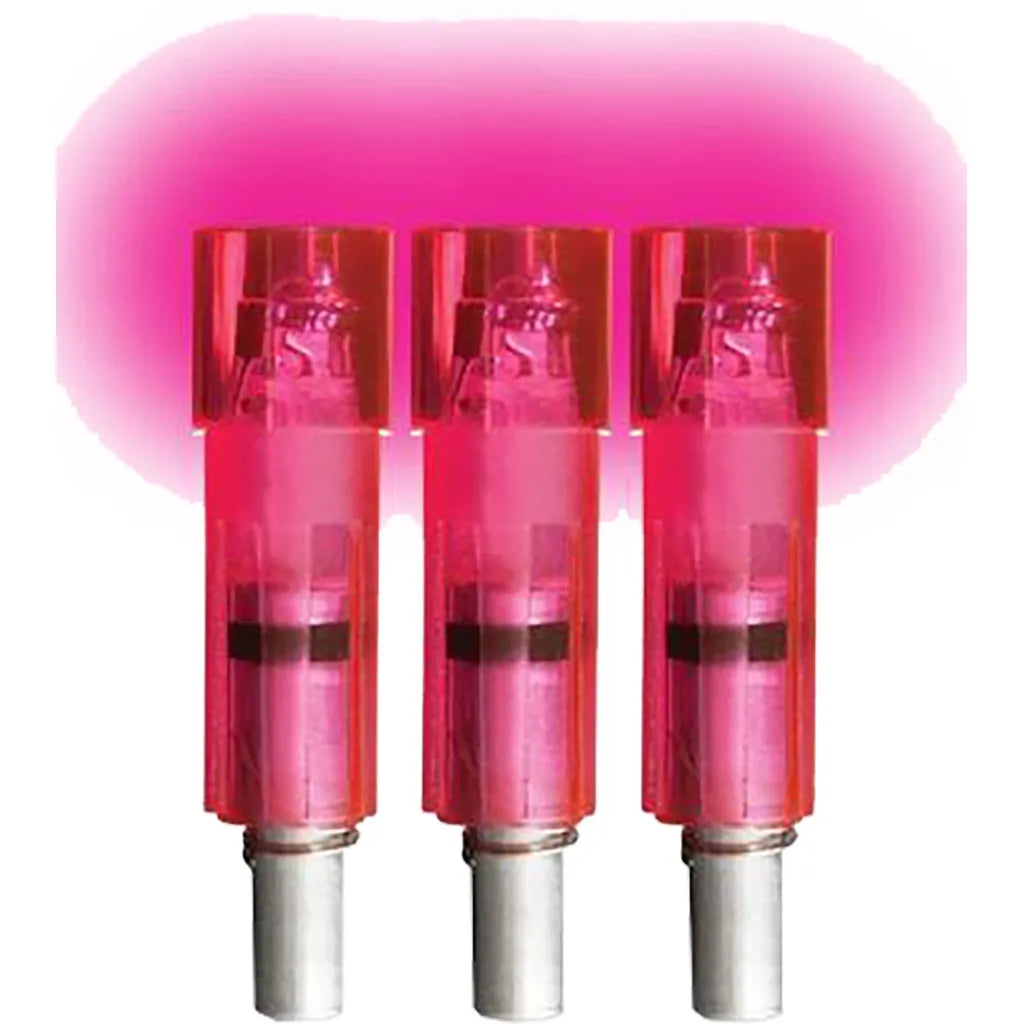 Lumenok Crossbow Nocks (Pink Flat Excalibur 3 pk.)