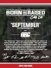 September - Elk Diaphragm Call