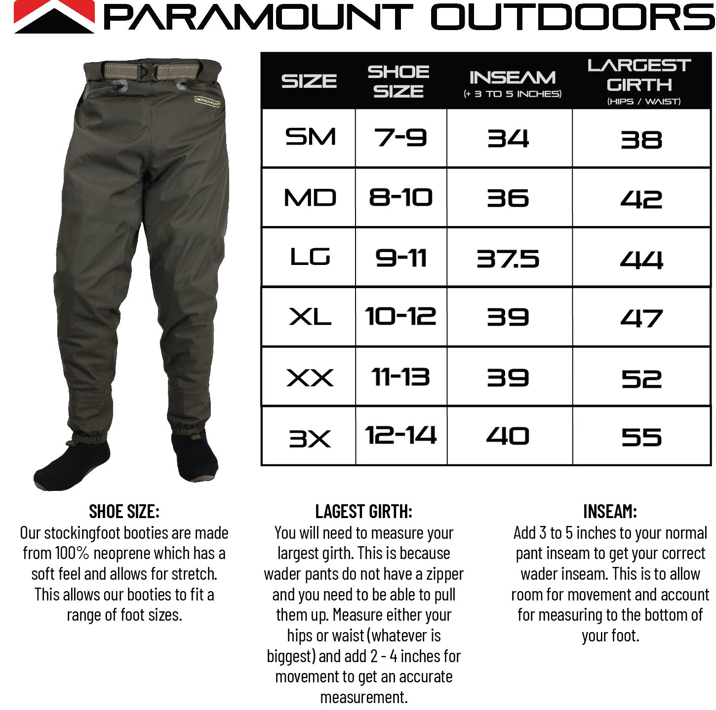 FAST EDDY Waist High Wader Pant