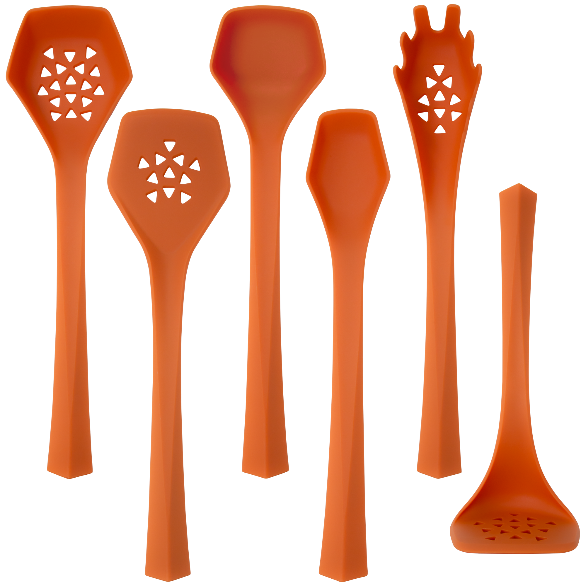6 Piece Heavy Duty Kitchen Utensil Set // Orange