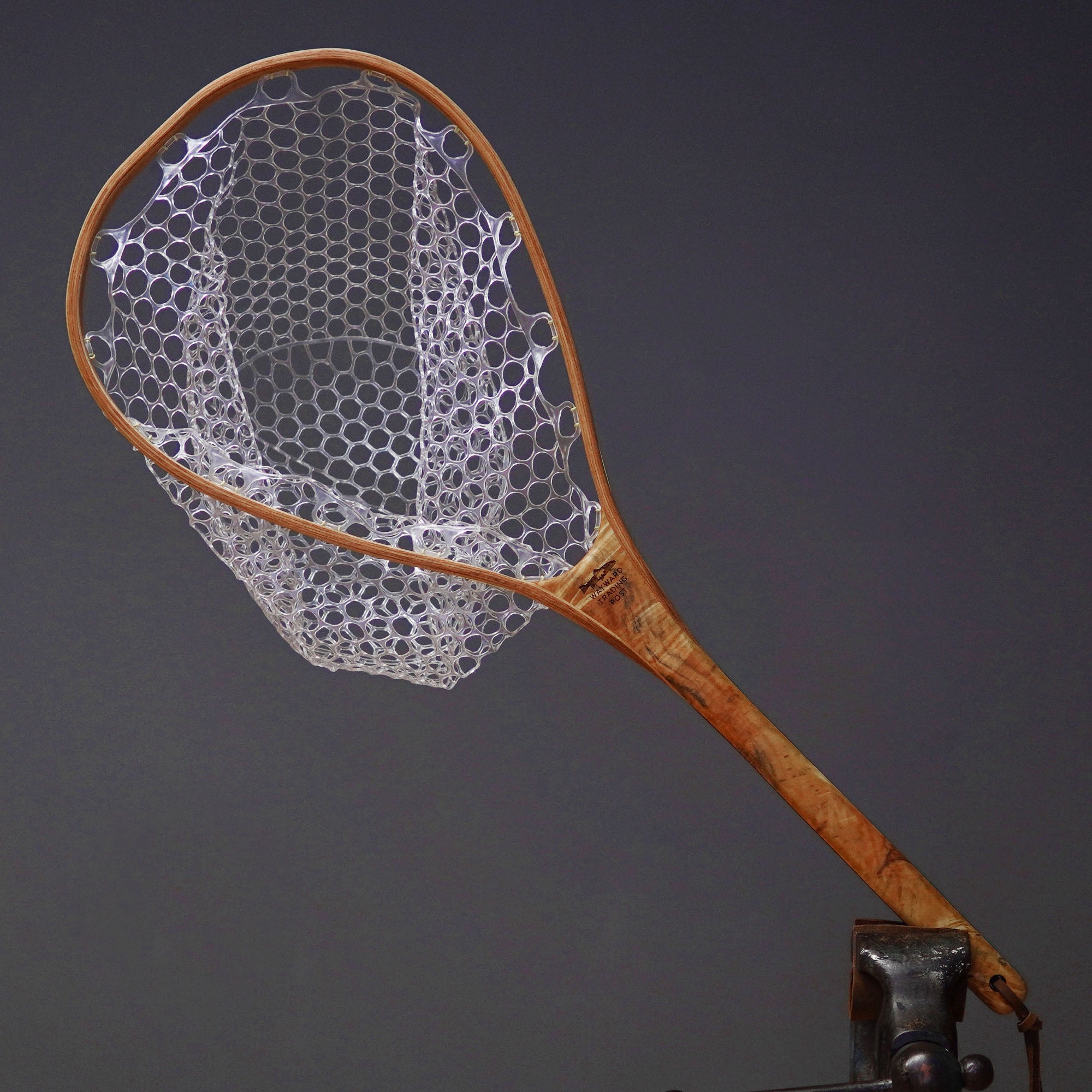 Fat Jake 16"x12" - Burl Fly Fishing Traditional Landing Net - Handcrafted & Made in USA