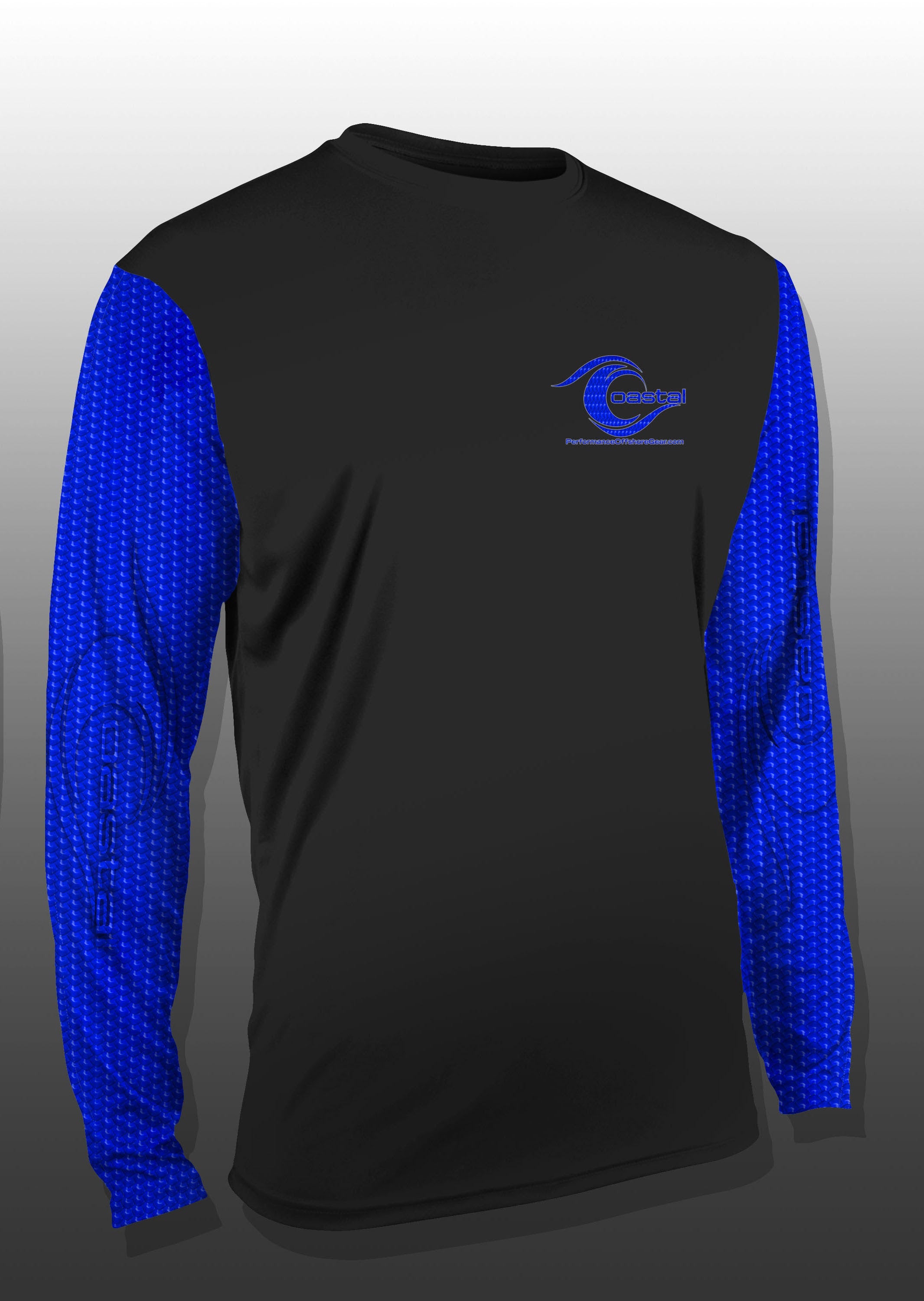Coastal Thin Line Performance Long Sleeve T-shirt