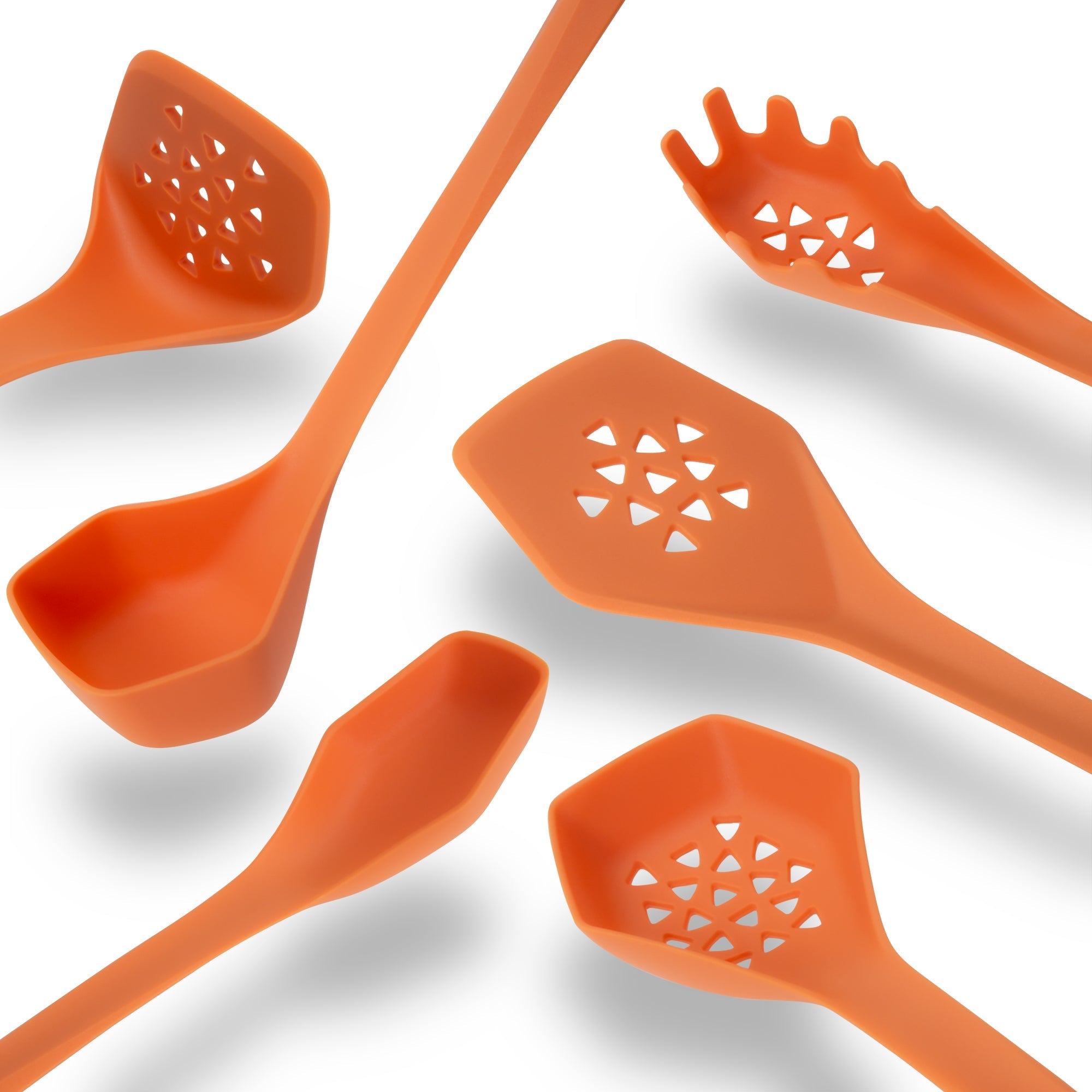 6 Piece Heavy Duty Kitchen Utensil Set // Orange