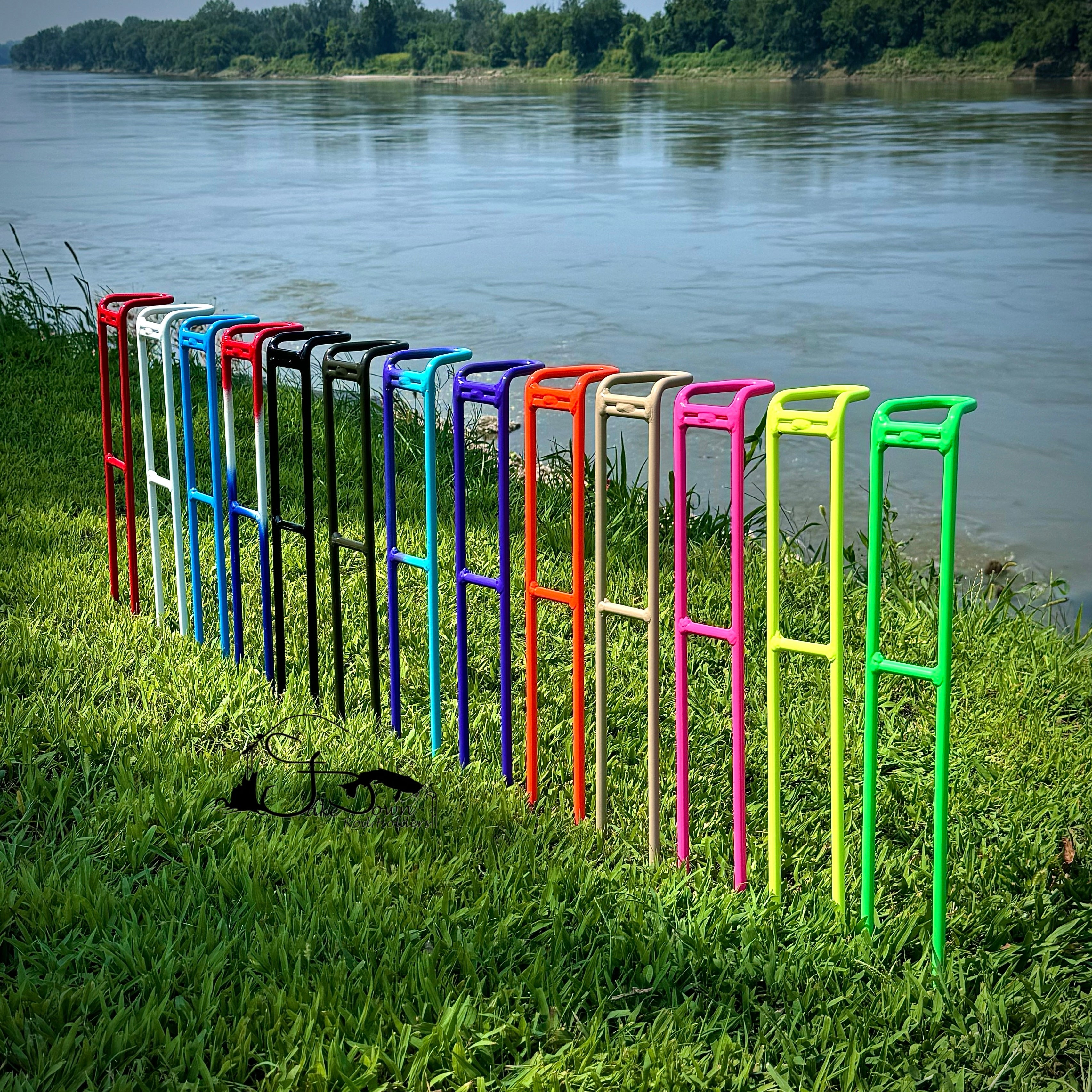 Takedown 3 Position Bank Fishing Rod Holder