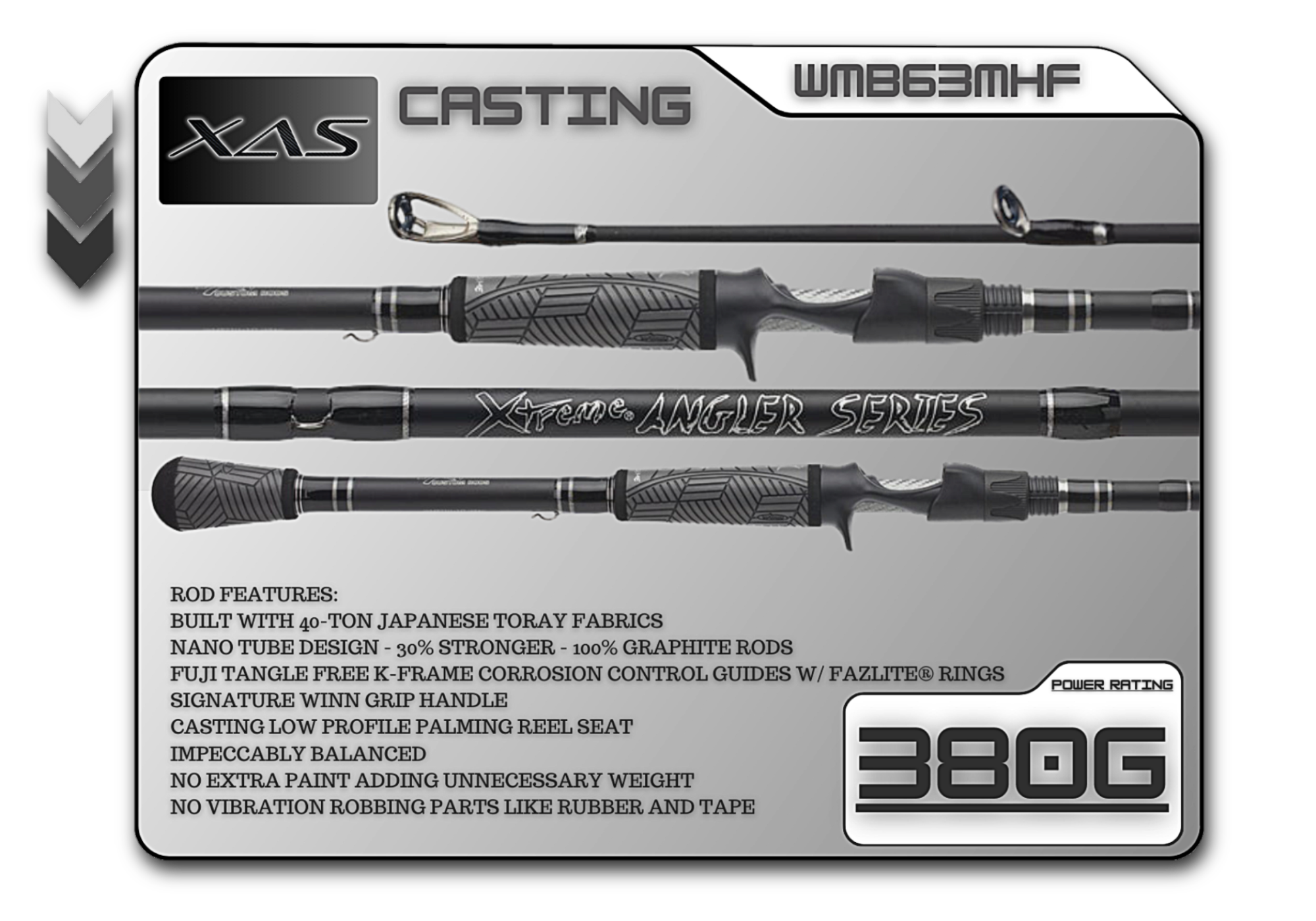 WMB63MHF 6'3" Medium Heavy Fast
