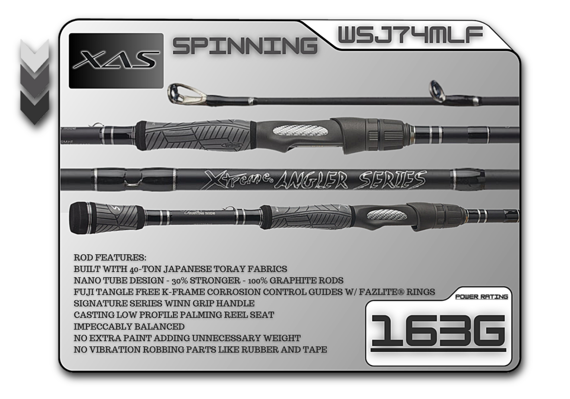 WSJ74MLF 7'4" Medium LIght Fast